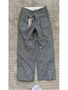 Old Money Chino Trousers Militora Size 28x28 S Dark Gray Houndstooth